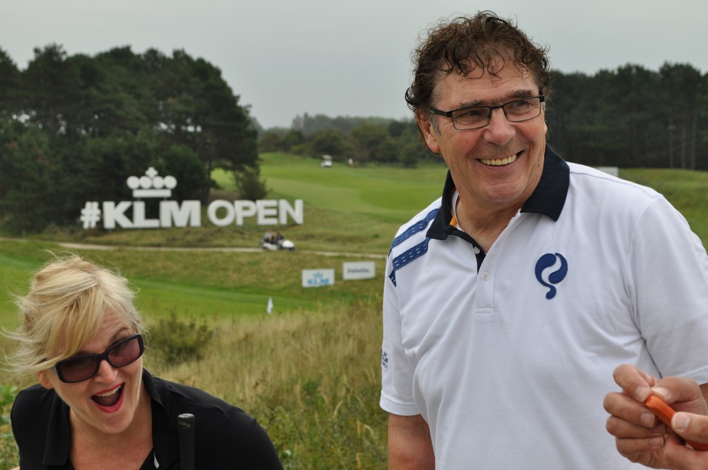 DSC_0196 Never a dull moment with Willem van Hanegem in your team KLM Open 2014